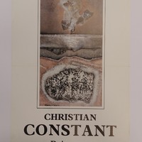 L'affiche de l'exposition Christian Constant Peintures au Couvent des Cordeliers à Forcalquier (France) du 1 au 30 juillet 1989